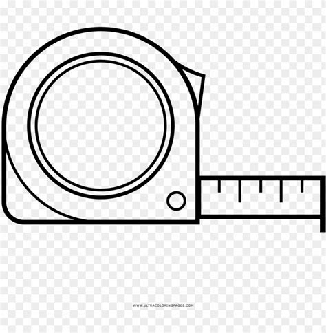 Free download | HD PNG tape measure coloring page circle PNG transparent with Clear Background ...