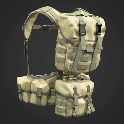 Tactical Equipment - 3D Model by abuvalove