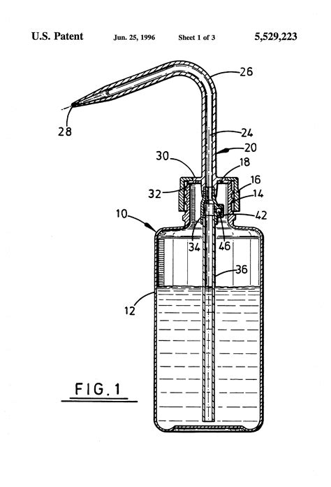 Patent US5529223 - Wash bottles - Google Patents