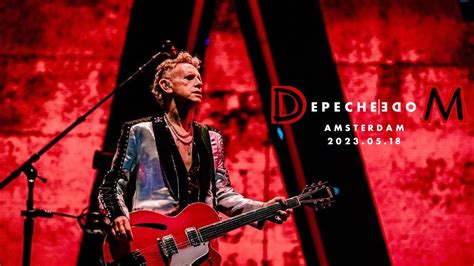 DEPECHE MODE live in AMSTERDAM 2023 (2nd Night MEMENTO MORI TOUR) - YouTube