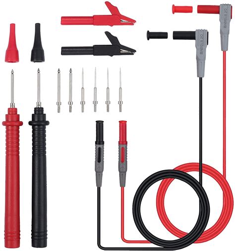 Multimeter Test Leads Kit Multimeter Leads with 8 PCS Probe Pins ...