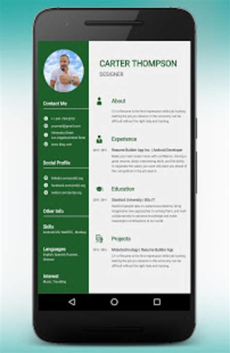 Resume Builder CV Maker - PDF Template Editor APK for Android - Download