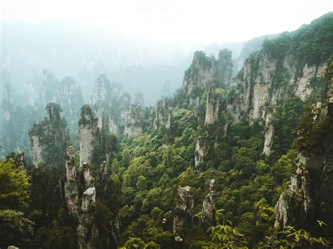 Zhangjiajie, China, where James Cameron filmed his Avatar movie ...