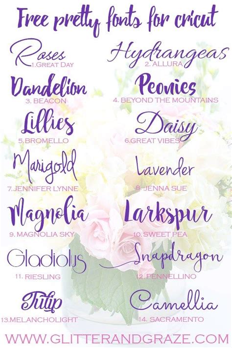 Free Pretty Fonts For Cricut | Cricut ideer, Kreativitet, Kreativ