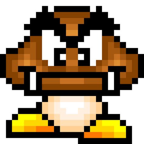 Big Goomba sprite by ArtsofBardelli on DeviantArt