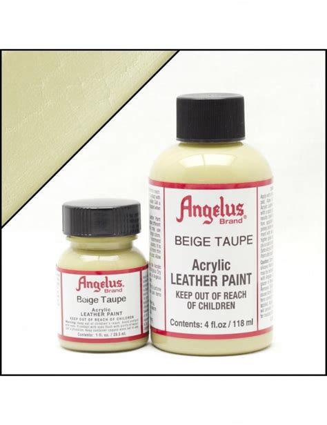 Angelus Dyes & Paint Beige 1oz - Leather Paint - Leather Paint & Dye from Fat Buddha Store UK