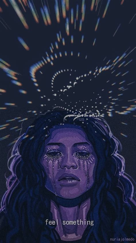 Download Euphoria HBO Rue Fan Art Wallpaper | Wallpapers.com