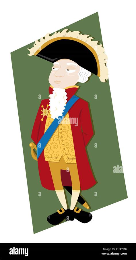 a vector cartoon representing a funny French noble Stock Photo - Alamy
