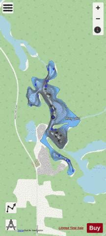 Mary Lake Fishing Map | Nautical Charts App