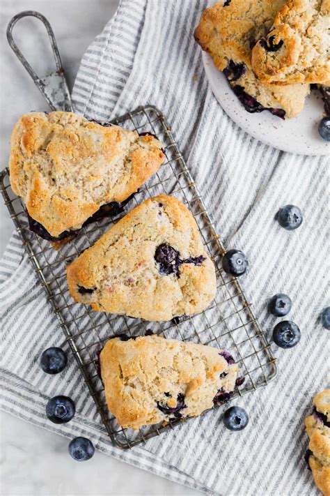 Gluten-Free Blueberry Scones - A Dash of Megnut