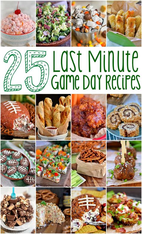 25 Last Minute Game Day Recipes - Mom On Timeout