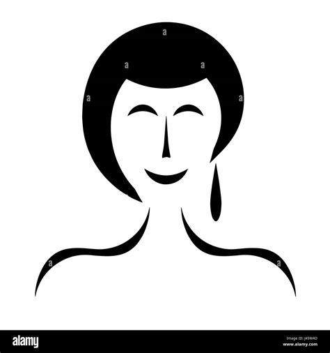 woman figure with black hair - fashion beauty concept Stock Vector Image & Art - Alamy