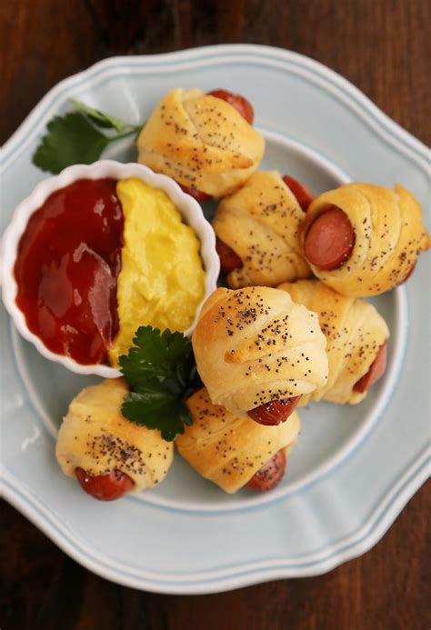 3-Ingredient Crescent Hot Dog Rollups – The Comfort of Cooking