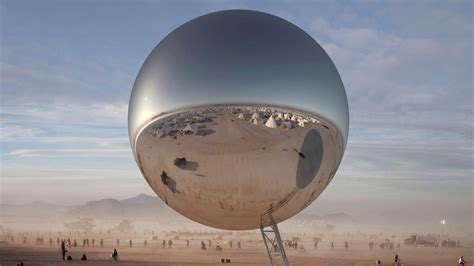 Gallery of BIG's Giant Reflective ORB Takes Shape at Burning Man - 4