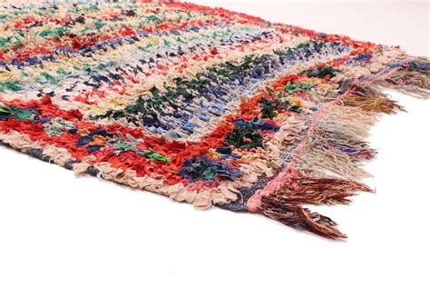 Moroccan Berber rug Boucherouite 395 x 150 cm