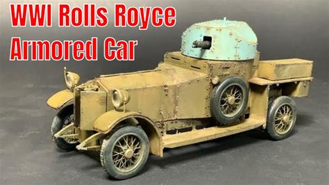 1/35 Rolls Royce WWI armored car by Meng Models (complete build video ) - YouTube