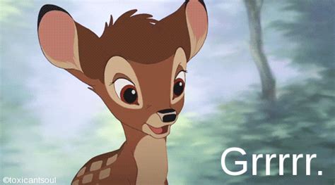 Bambi Grrr GIFs - Find & Share on GIPHY