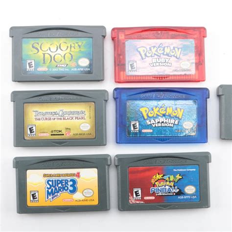 Game Boy Advance SP, Games and Case Featuring Pokémon Ruby and Sapphire ...