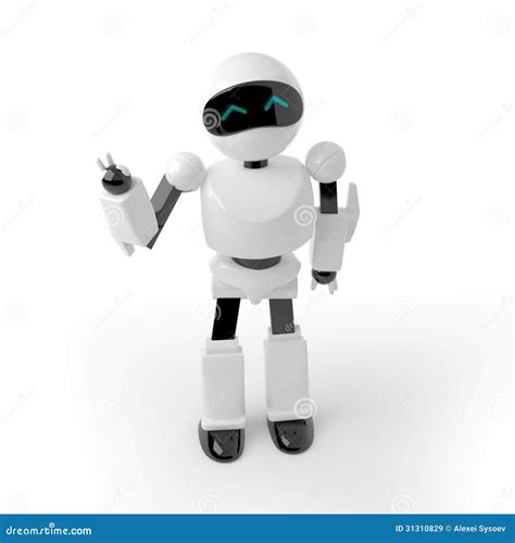 Robot Hello Royalty Free Stock Images - Image: 31310829