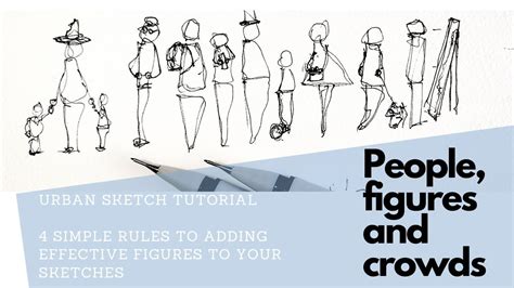 URBAN SKETCHING PEOPLE - 4 simple rules to add figures to your urban ...