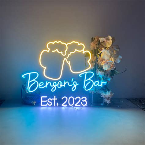 Custom Bar/beer Neon Signs | Custom Neon Bar Sign for Home Bar