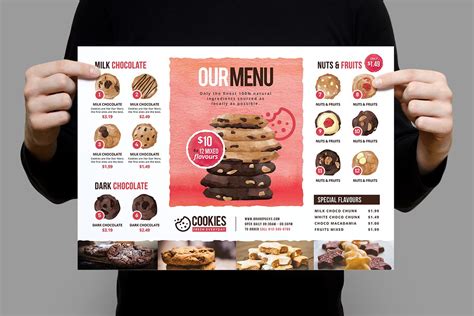 Cookie Shop Flyer Template | Creative Illustrator Templates ~ Creative ...