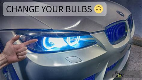 BMW Headlight Bulb Replacement DIY TUTORIAL | E92/E90/335i/328i/more - YouTube