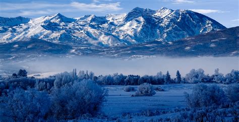 Winter Morning Illuminates Ogden Valley in the Wasatch Mou… | Flickr