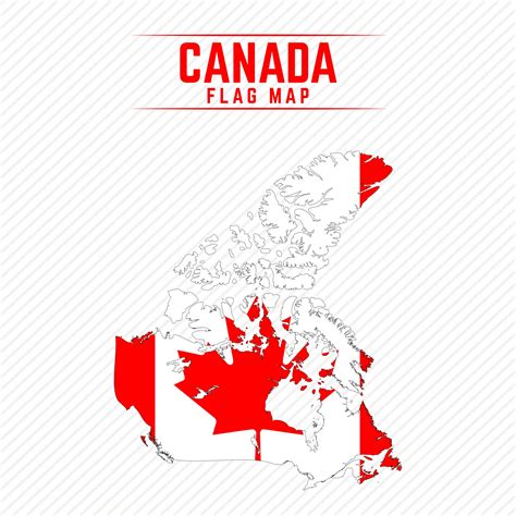 Flag Map of Canada 2400598 Vector Art at Vecteezy