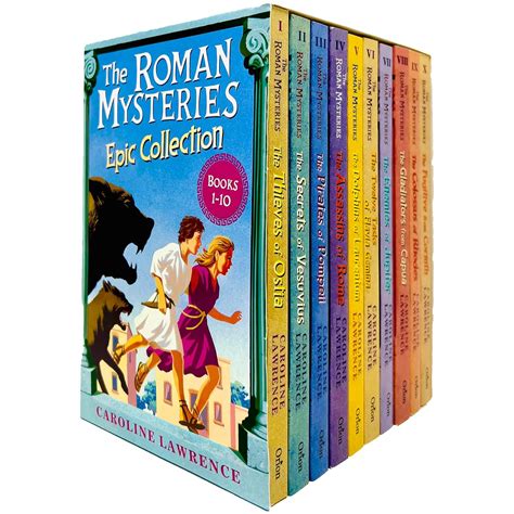 The Roman Mysteries Epic 10 Books Collection Box Set (Books 1 - 10) by Caroline Lawrence ...