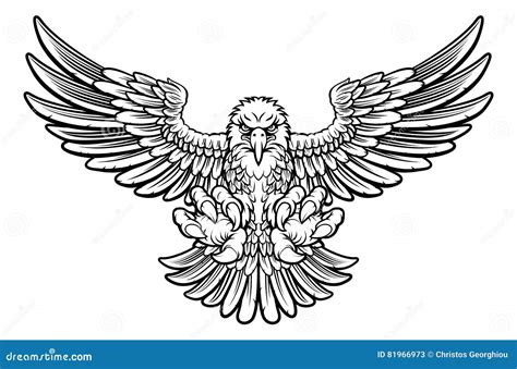 Owl Swooping Wings Clock Gears Tattoo Royalty-Free Illustration ...