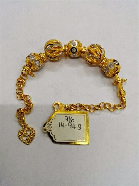 MABA GOLD ENTERPRISE: Rantai Tangan Pandora Emas 916..Harga RM 160/g... harga bleh bincang ...