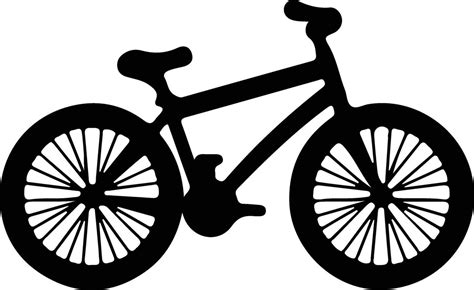 bike black silhouette 38104279 Vector Art at Vecteezy