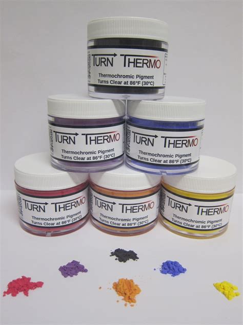 Thermochromic Pigment: Changes Color With Temperature (Black) | Pigment, Thermochromic paint ...