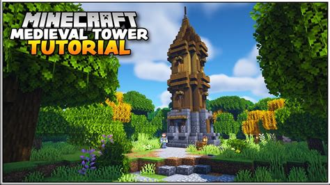 Minecraft Medieval Tower Tutorial [How to Build] - YouTube