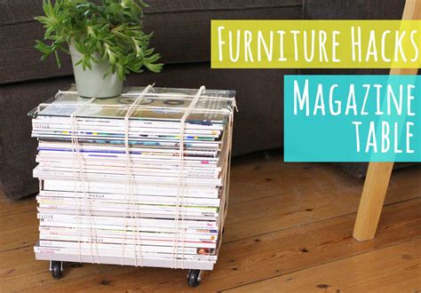 Book Furniture, Magazine Table, Old Magazines, Handmade Home, Bedroom Office, Decoupage, Upcycle ...