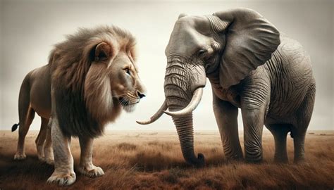 Lion Vs. Elephant - Animals Around The Globe