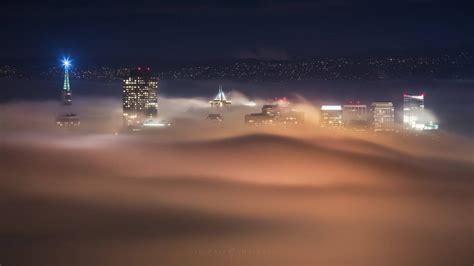 "Cloud City" San Francisco Fog Photography. - Michael Shainblum Photography