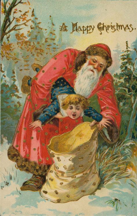 Have a Creepy Little Christmas with These Unsettling Victorian Cards ...