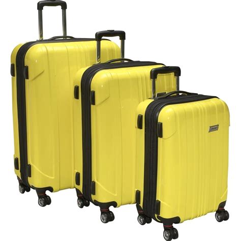 Amazon.com | Coleman Luggage Sedona 3-Piece Exp. Hardside Spinner ...