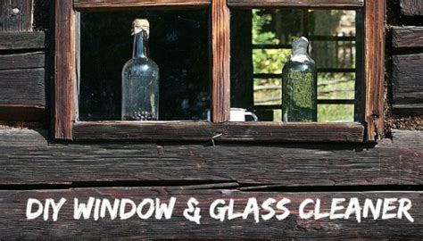 DIY Homemade Window Cleaner