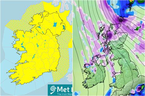 Ireland weather - Entire country on status yellow low temperature-ice ...