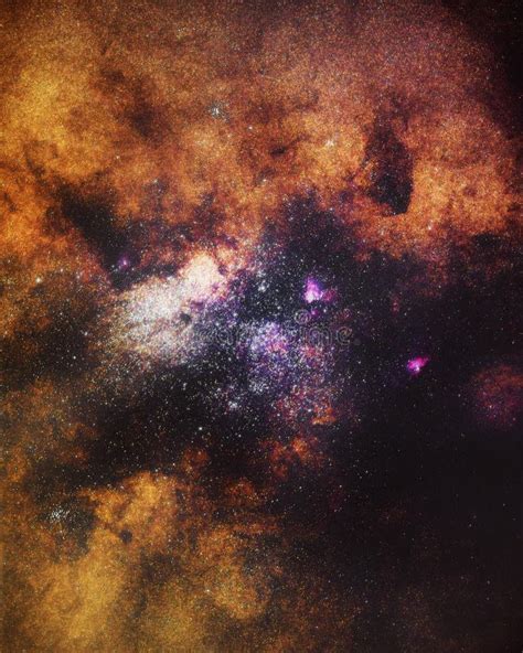 Nebula In Milky Way Galaxy In Universe Stock Photo - Image of abstract ...