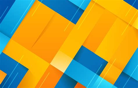 Blue And Orange Geometric Background 10503530 Vector Art at Vecteezy