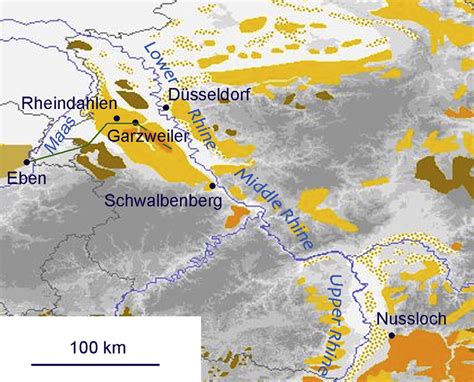 Location map based on the loess map of Haase et al. (2007). Orange ¼... | Download Scientific ...