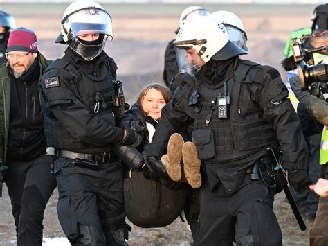 Greta Thunberg detained at German coal mine protest | Climate Crisis News | Al Jazeera