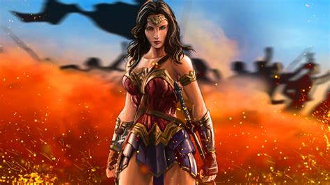 Wonder Woman Warrior Artwork 5k wonder woman wallpapers, warrior wallpapers, superheroes ...