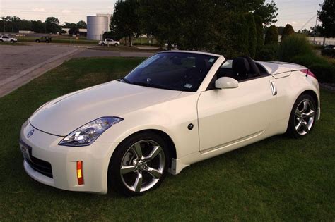 White nissan 370z convertible for sale