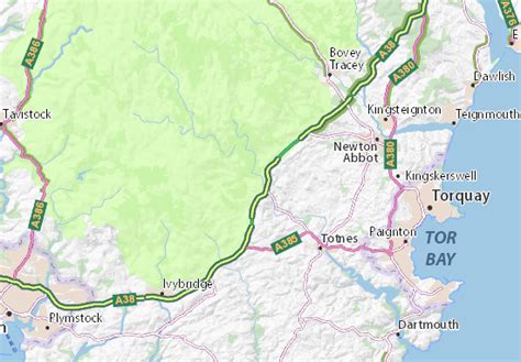 MICHELIN Buckfast map - ViaMichelin