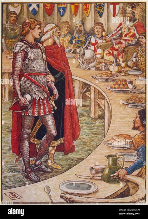 Knights of the round table hi-res stock photography and images - Alamy